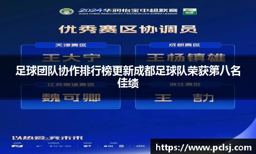 足球团队协作排行榜更新成都足球队荣获第八名佳绩