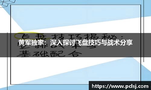 黄军独家：深入探讨飞盘技巧与战术分享